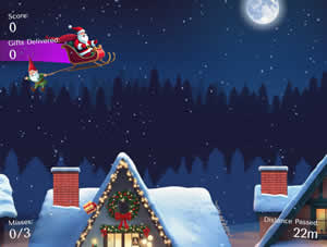 산타할아버지 선물 배달(Mission Santa: Deliver the Gifts) 게임하기