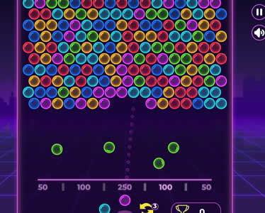 버블 슈터 네온(Bubble Shooter Neon) 게임하기