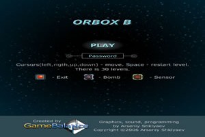 머리쓰는 블록 플래시 게임(Orbox B)
